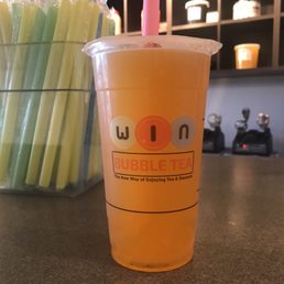 Fruit Tea Passion Fruit & Mango Popping Boba