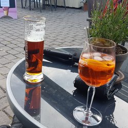 Restaurant Seeblick - Aperol Spritz / dunkles Bier
