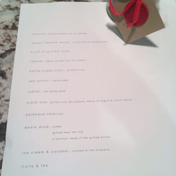 Saison - Our dinner menu from 2/13/16 - New American Near Me - San Francisco, California Saison - Our dinner menu from 2/13/16 - New American Near Me - San Francisco, California