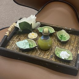 Green Tea spa pedicure tray Green Tea spa pedicure tray