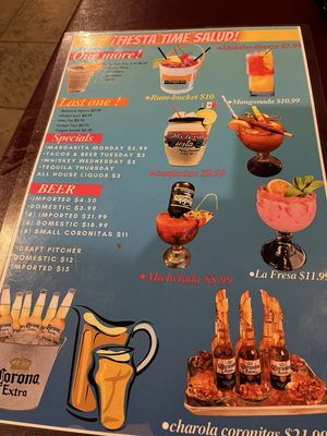 Menu photo 1 Melecios Carolina Beach, NC