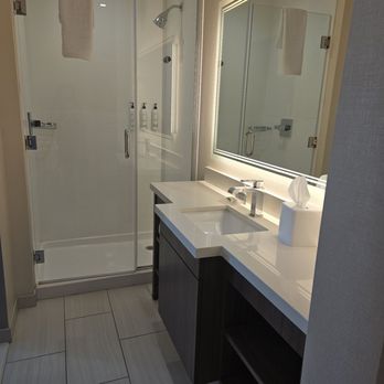 SpringHill Suites by Marriott San Diego Escondido/Downtown - Bathroom was very nice - Hotels Near Me - Escondido, California SpringHill Suites by Marriott San Diego Escondido/Downtown - Bathroom was very nice - Hotels Near Me - Escondido, California