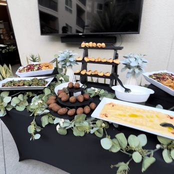 Fire Kebab - One of the table set ups. This was an additional add on options. - Caterers Near Me Fire Kebab - One of the table set ups. This was an additional add on options. - Caterers Near Me