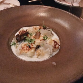 Villon - Gnudi, portobello mushroom, pecorino, sunchoke fondue - New American Near Me - San Francisco, California