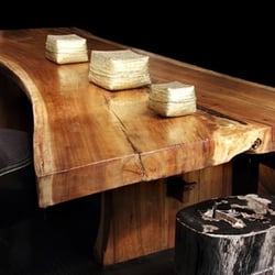 Blue Moon Furniture - Blue Moon Label, Majestic Live Edge Dining Tables, Teak Root occasional Tables,  Sofas, Upholstered & Leather sectionals.