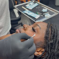 LaRude's Tattoos - Face dermal