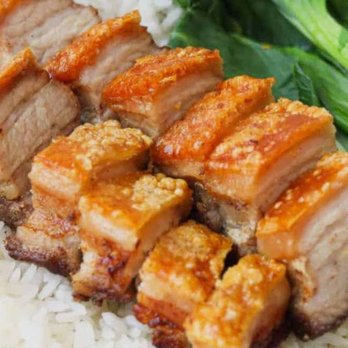 Dobe & Andy - Crispy pork over rice - Chinese Near Me - Montreal, Quebec Dobe & Andy - Crispy pork over rice - Chinese Near Me - Montreal, Quebec