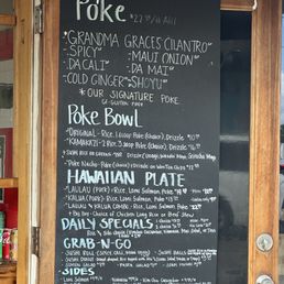 The menu! Go early, they run out of options! Why? Because they are fredh and delicious! The menu! Go early, they run out of options! Why? Because they are fredh and delicious!