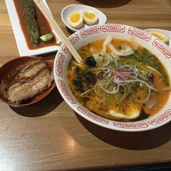 Tiger Den - Spicy Miso and spicy cucumber - Ramen Near Me - Houston, Texas Tiger Den - Spicy Miso and spicy cucumber - Ramen Near Me - Houston, Texas