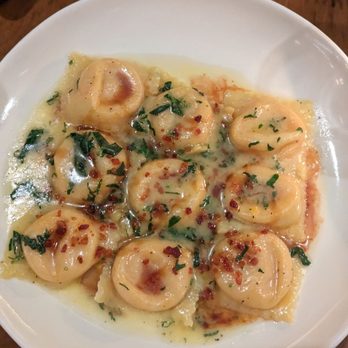 Lindens - Squash ravioli w aged vinegar - New American Near Me - New York, New York Lindens - Squash ravioli w aged vinegar - New American Near Me - New York, New York