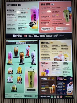 Menu photo 8 Krak Boba Temecula, CA