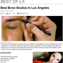 Beauty By Bee Salon & Spa - An amazing write up by CBS about our skin care therapist & her amazing brow treatments!