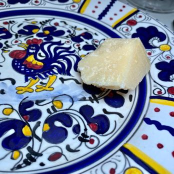Carbone - Complimentary chunk of cheese served before the meal. - Italian Near Me - Las Vegas, Nevada