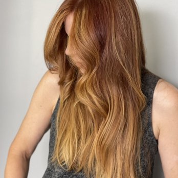 Lucid Hair Designs - Copper Balayage and French Haircut - Hair Extensions Near Me - Brighton, Michigan Lucid Hair Designs - Copper Balayage and French Haircut - Hair Extensions Near Me - Brighton, Michigan