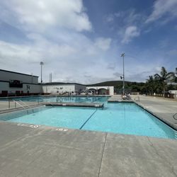San Juan Hills High School - Pool and scoreboard.
