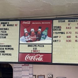 Breezy's Pizza - Menu and prices