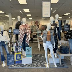 Maurices - Fall has arrived...yea! Love the wrap and the store is full of beautiful clothes. Jean are on sale and I love the football earrings. Julie A