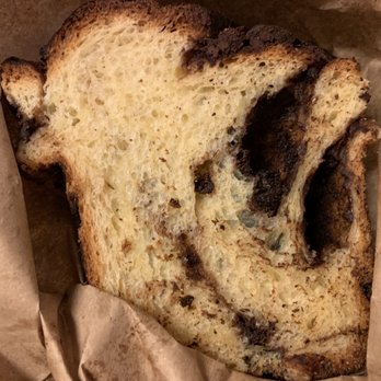 Bread Furst - Another cut. I was hoping the middle part of the loaf would reveal amazing swirls of chocolate, but no :-(. - Bakeries Near Me - Washington, DC, District of Columbia Bread Furst - Another cut. I was hoping the middle part of the loaf would reveal amazing swirls of chocolate, but no :-(. - Bakeries Near Me - Washington, DC, District of Columbia