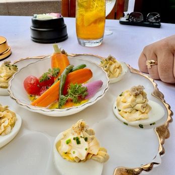 Miller & Lux - Tyler's Deviled Eggs with truffle - Seafood Near Me - Kailua-Kona, Hawaii Miller & Lux - Tyler's Deviled Eggs with truffle - Seafood Near Me - Kailua-Kona, Hawaii