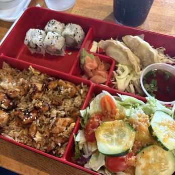 Wasabi - Bento box lunch special - Japanese Near Me - Fayetteville, Arkansas Wasabi - Bento box lunch special - Japanese Near Me - Fayetteville, Arkansas