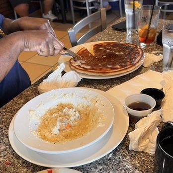 Carrs Restaraunt - Demolished biscuits and gravy with a side of pancake, which looks like a cake - American Near Me - Lakewood, Washington Carrs Restaraunt - Demolished biscuits and gravy with a side of pancake, which looks like a cake - American Near Me - Lakewood, Washington