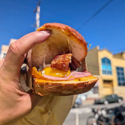 Andytown Coffee Roasters - breakfast sandwich $11.50 (over-rated)