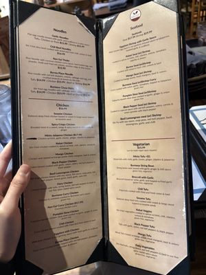 Menu photo 7 Burma Place San Diego, CA