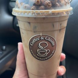 Coco puffs ice coffee
