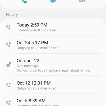 Real Magic - Call log - A phone call log showing incoming and outgoing calls on different dates, along with a message about renting. - Party Equipment Rentals Near Me - Galt, California