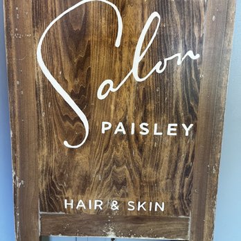 Salon Paisley - A-frame sign - Hair Salons Near Me - Sacramento, California Salon Paisley - A-frame sign - Hair Salons Near Me - Sacramento, California