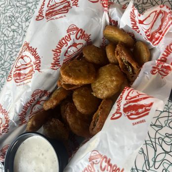Cheeburger Cheeburger - Fried Picklez - Burgers Near Me - Sanibel Island, Florida Cheeburger Cheeburger - Fried Picklez - Burgers Near Me - Sanibel Island, Florida