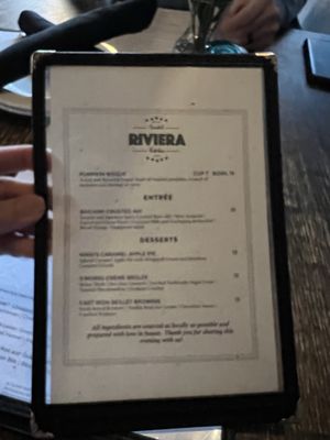 Menu photo 5 Riviera Scratch Kitchen Glenwood Springs, CO