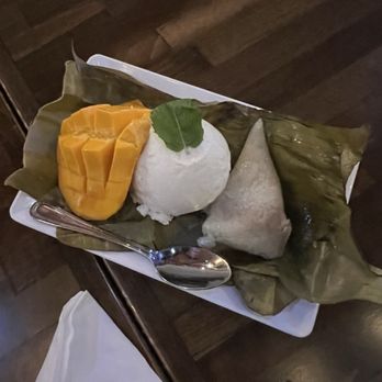 Tuk Tuk Thai Campbell - Mango Sticky Rice with Fried Bannana - Thai Near Me - Tucson, Arizona