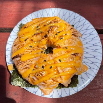 Wasabi Sushi PDX - Seared Salmon with Crab Filling - Food Trucks Near Me - Happy Valley, Oregon Wasabi Sushi PDX - Seared Salmon with Crab Filling - Food Trucks Near Me - Happy Valley, Oregon