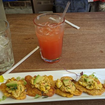 Stella's - Ackee saltfish tostones - Caribbean Near Me - Brooklyn, New York Stella's - Ackee saltfish tostones - Caribbean Near Me - Brooklyn, New York