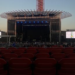 View from section 203, row F. View from section 203, row F.