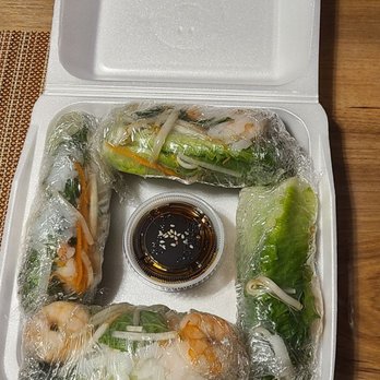 Thai Heritage and Vegan - Spring rolls with shimp - Thai Near Me - Albuquerque, New Mexico Thai Heritage and Vegan - Spring rolls with shimp - Thai Near Me - Albuquerque, New Mexico