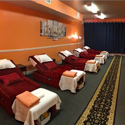 White Orchid Spa - Relaxing Foot Reflexology Area