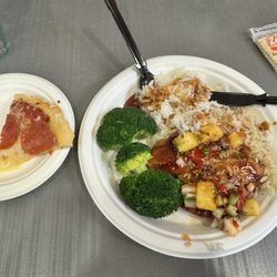 Crossroads Cafe - Teriyaki chicken /pizza