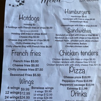 Tifton KOA - Dinner menu - RV Parks Near Me - Tifton, Georgia Tifton KOA - Dinner menu - RV Parks Near Me - Tifton, Georgia