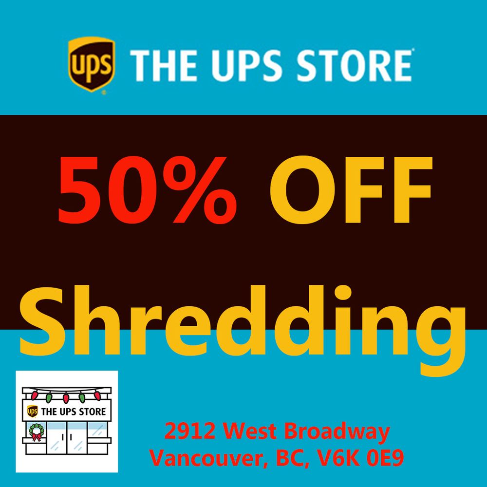 THE UPS STORE Updated August 2024 2912 W Broadway, Vancouver