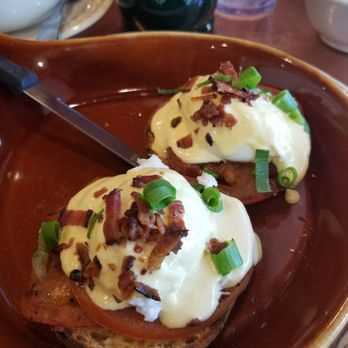 Another Broken Egg Cafe - Eggs Benedict..forgot my bacon but meal was very good. - Breakfast & Brunch Near Me - Pearland, Texas