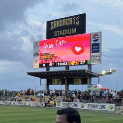 Kiss Cam during halftime