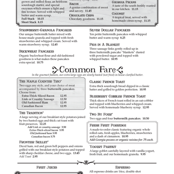 The Maple Counter Cafe - Menu - Breakfast & Brunch Near Me - Walla Walla, Washington The Maple Counter Cafe - Menu - Breakfast & Brunch Near Me - Walla Walla, Washington
