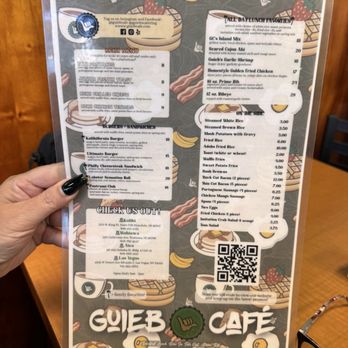 Guieb Cafe - Menu - New American Near Me - Honolulu, Hawaii