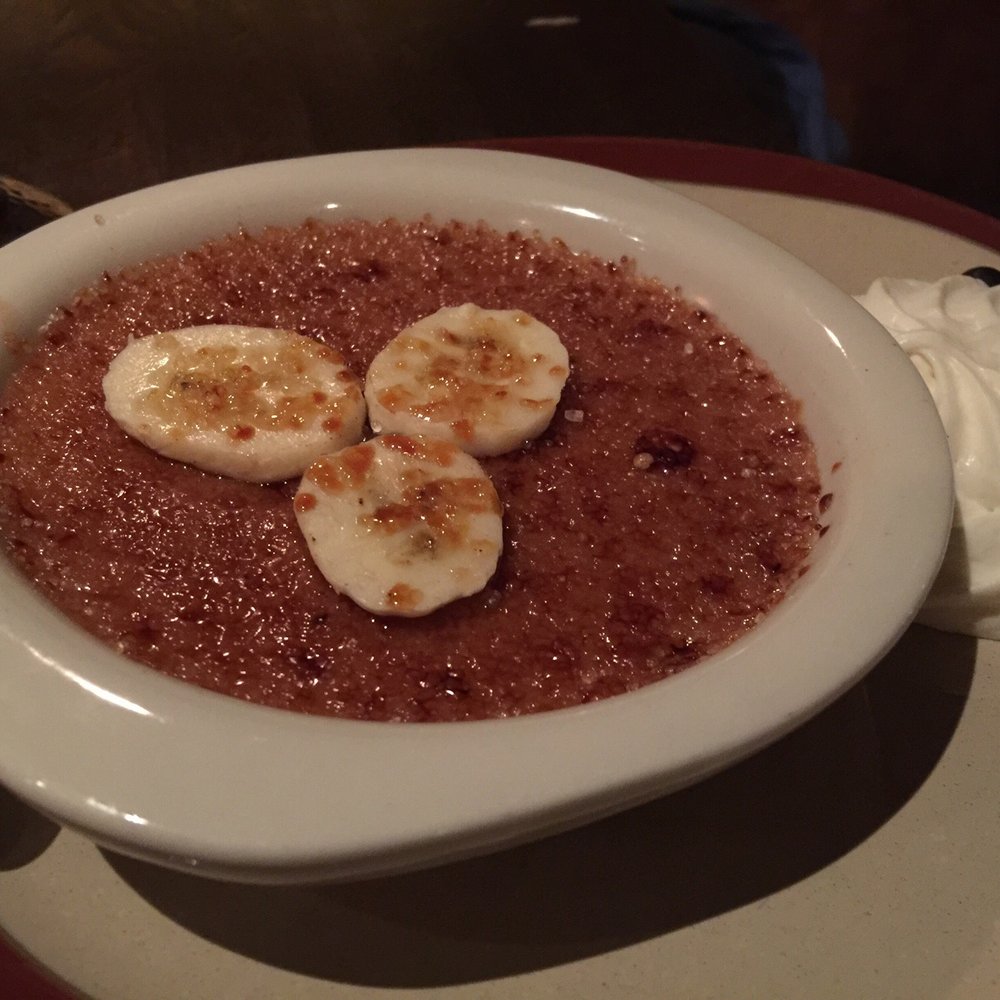 Parkside 23 - Strawberry Creme brûlée with bananas brûlée on top! - New American Near Me - Brookfield, Wisconsin Parkside 23 - Strawberry Creme brûlée with bananas brûlée on top! - New American Near Me - Brookfield, Wisconsin