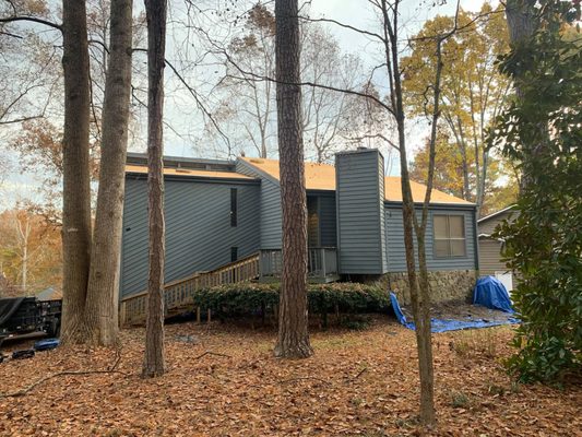 Full Roof Replacements - SHINGLE, METAL and ROLLED ROOFING 

If you want to improve the look of your home or if you are noticing water stains on your ceiling, we have fully qualified inspectors to help you through the roof replacement process from start to finish.  If your Homeowners Insurance is involved, we have the expertise to help hold them accountable.  We will guide you through the claim filing process and meet your insurance inspector on site.   Let us help you protect one of your most valuable assets, your home!     

Call us today at 770-592-7919!