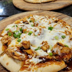 The Page - BBQ Chicken and Pork & Beef Pizzas