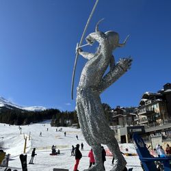 Breckenridge Ski Resort - Loved this sculpture welcoming us on a sunny day