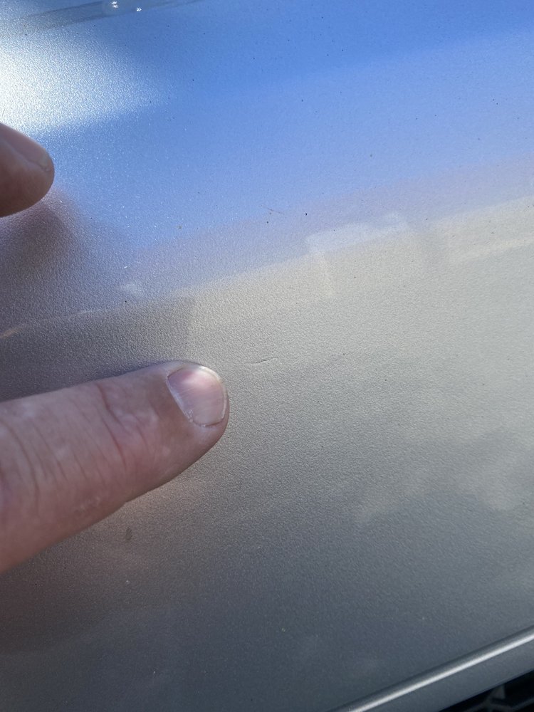 Panel Craft - More visible scratches on repaired side of car - Body Shops Near Me - Berkeley, California Panel Craft - More visible scratches on repaired side of car - Body Shops Near Me - Berkeley, California